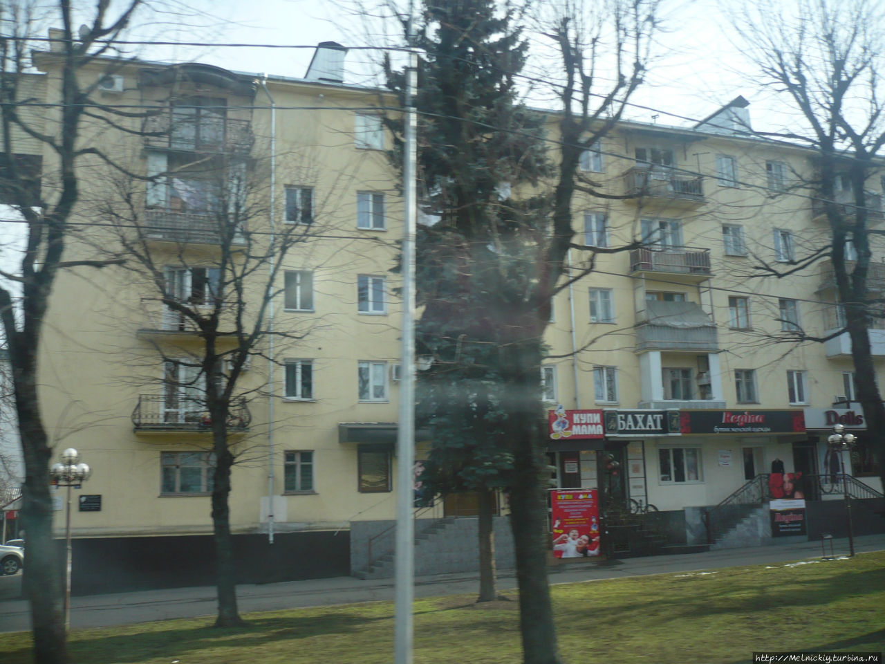 Нальчик из окна автобуса Нальчик, Россия