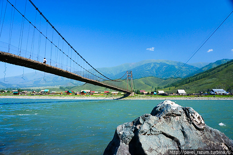 Река Катунь, посёлок Тюнг