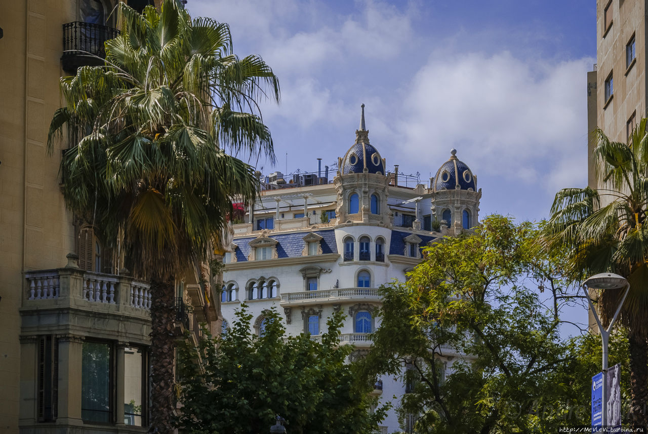 Интересный район в Барселоне Барселона, Испания