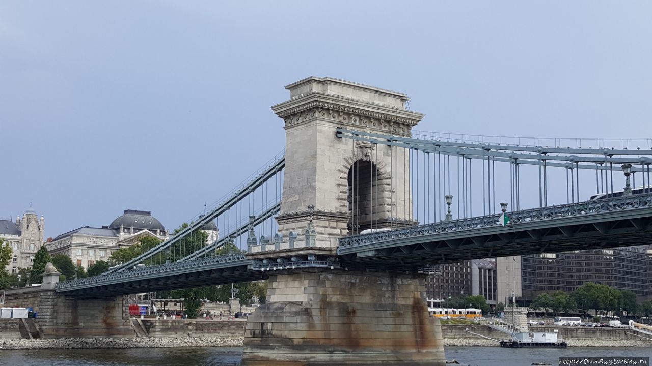 Мост.  Вид с Дуная
