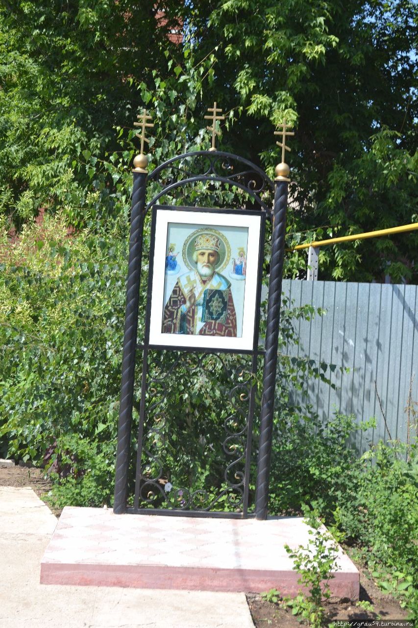 Памятная доска в честь святого князя Владимира Уральск, Казахстан