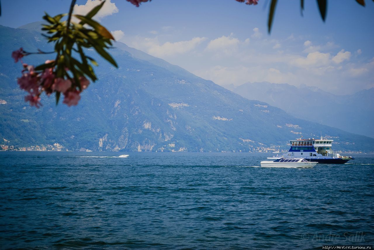 В живописном месте озера Комо Белладжо, Италия