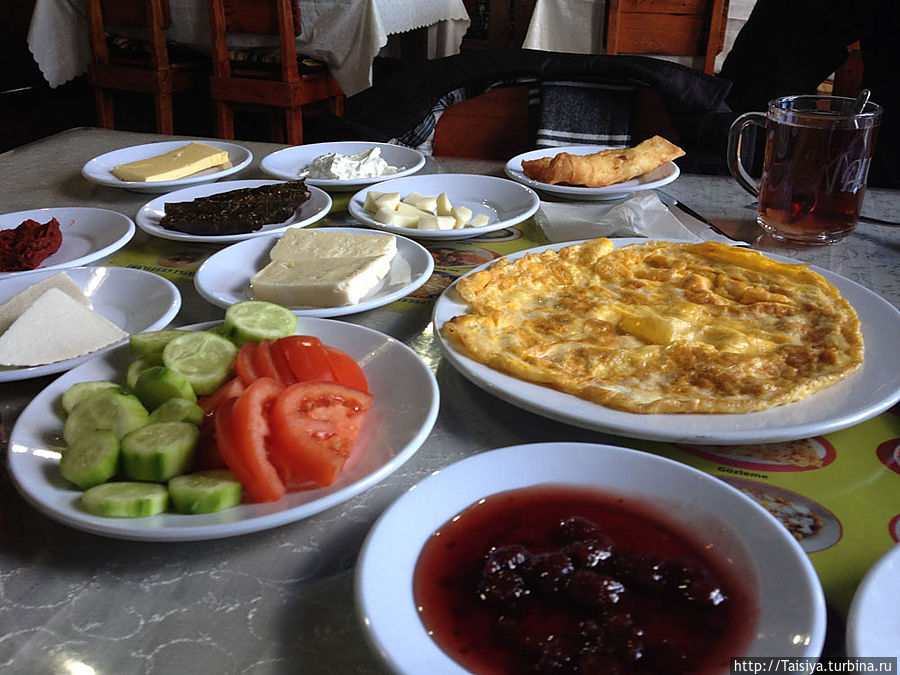турецкий завтрак Бурса, Турция