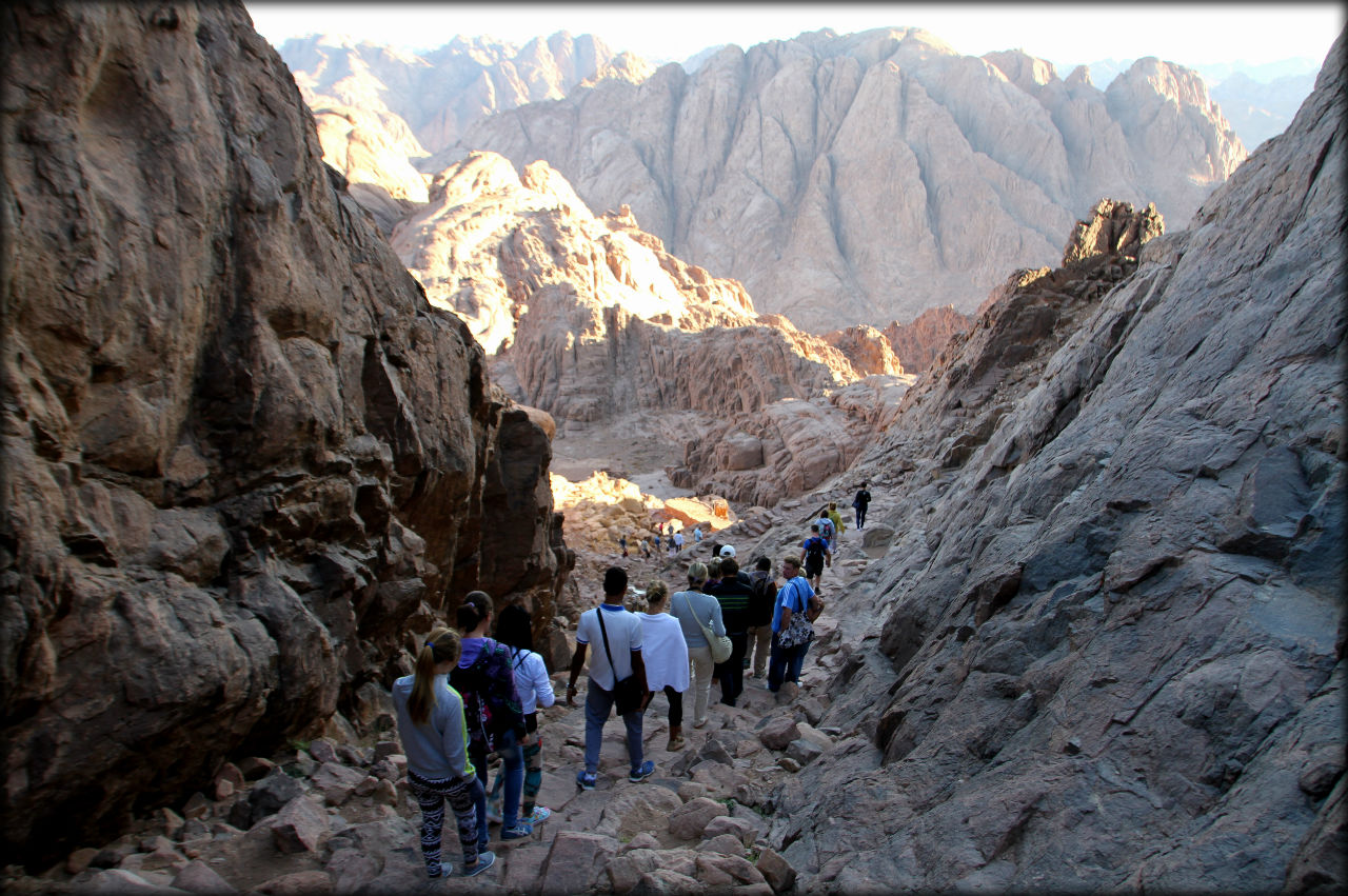 На встречу с Богом или главная гора Египта гора Синай (2285м), Египет