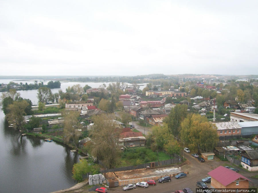 Виды с башни в сентябре Невьянск, Россия