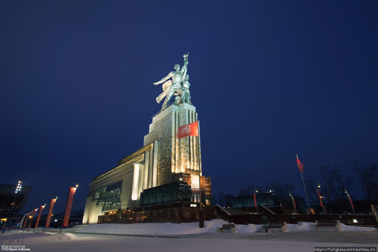 памятник «Рабочий и колхозница», г.Москва Москва и Московская область, Россия