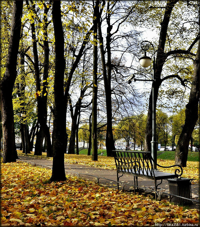 Осенний Михайловский сад Санкт-Петербург, Россия