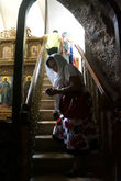 Лестница, ведущая  в  часовенку, в которой молился Иисус