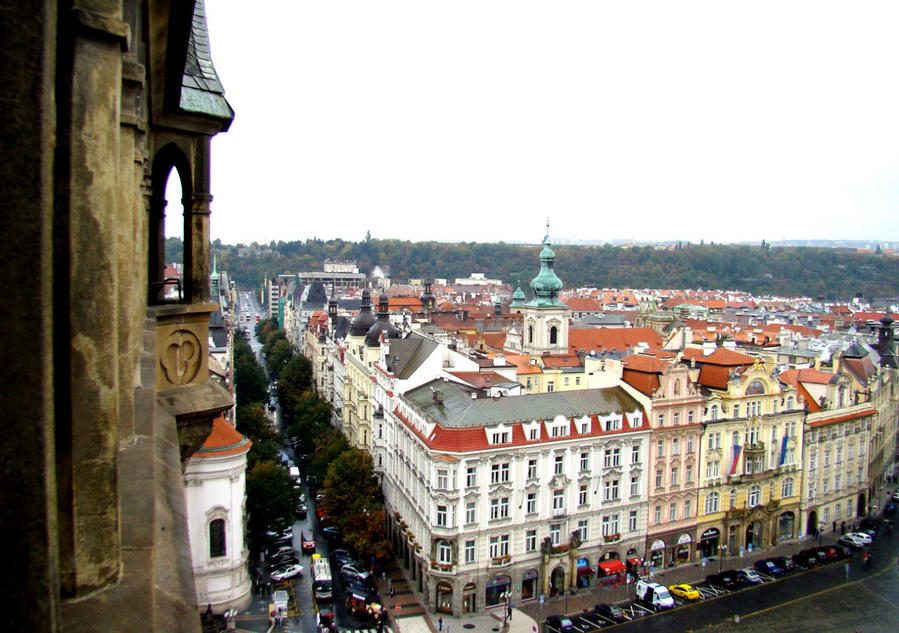 Завораживающая Прага с высоты Староместкой ратуши Прага, Чехия