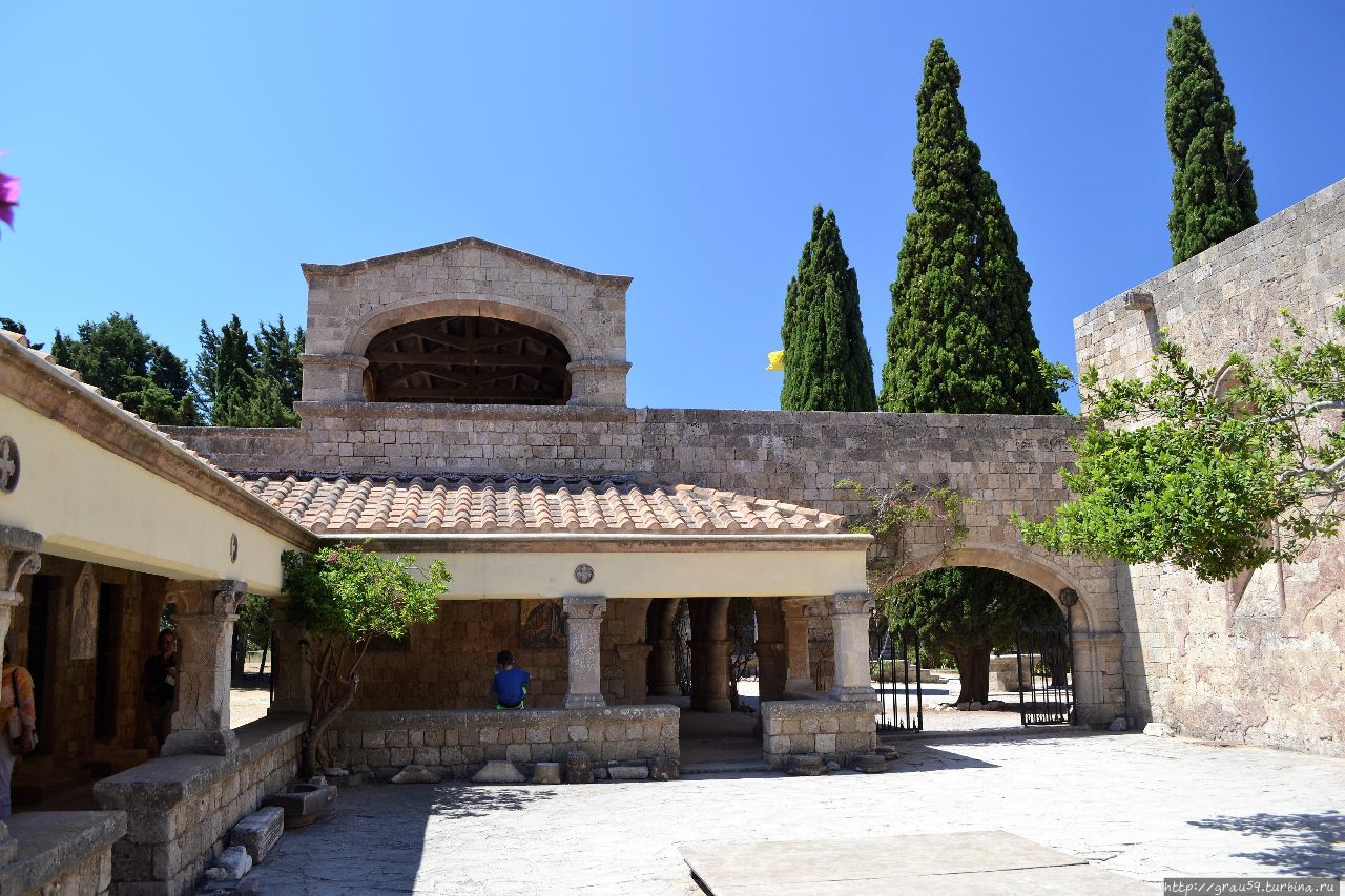 Мозаики монастыря  Филеримской Богородицы Филеримос, остров Родос, Греция