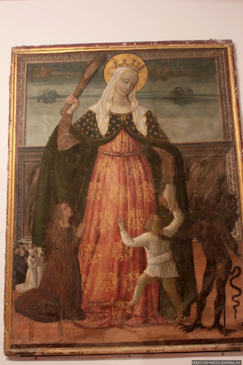 Madonna del Soccorso Тиберия из Ассизи. Монтефалько, Италия