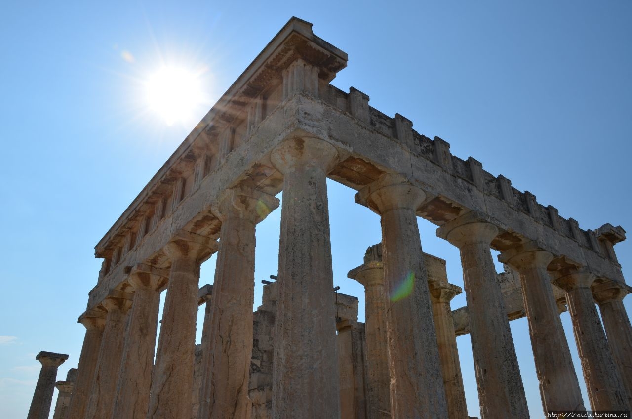 Храм Афины Афайи Остров Эгина, Греция