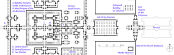 Схема расположения храмового комплекса Та Пром