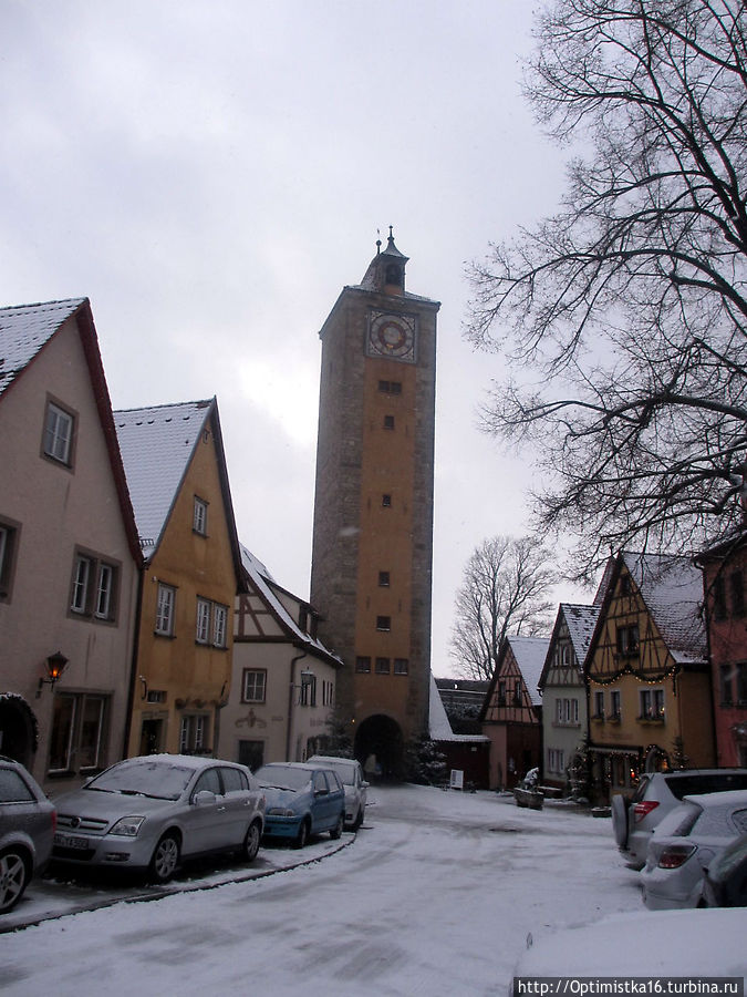 Крепостные стены и башни Ротенбург-на-Таубере, Германия