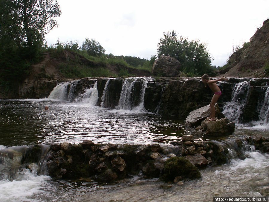 Не Ниагара, конечно, но...тоже водопад Красноярск, Россия