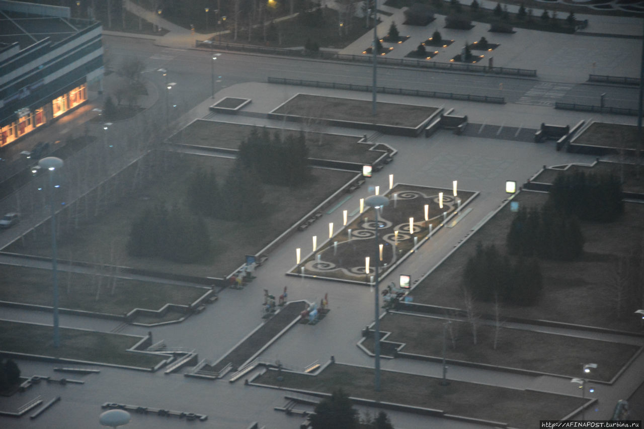 Рассвет над Астаной Астана, Казахстан