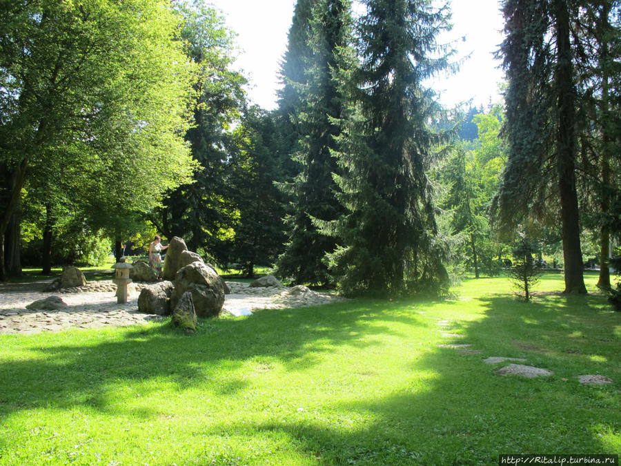 японский парк камней Карловы Вары, Чехия