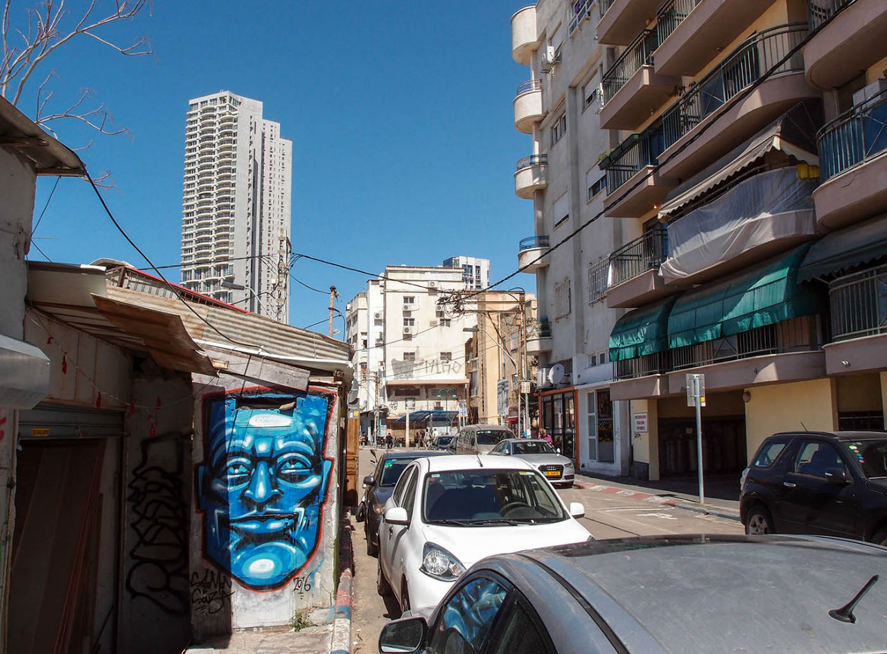 Шук Левински в квартале Флорентин Тель-Авив, Израиль