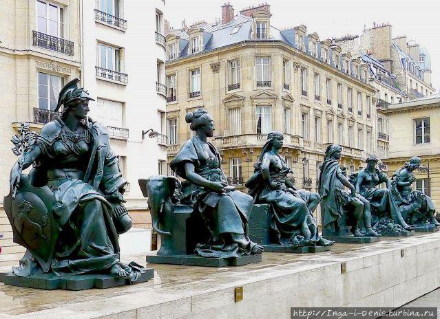 фото из интернета: 6 скульптур, символизирующих континенты Париж, Франция