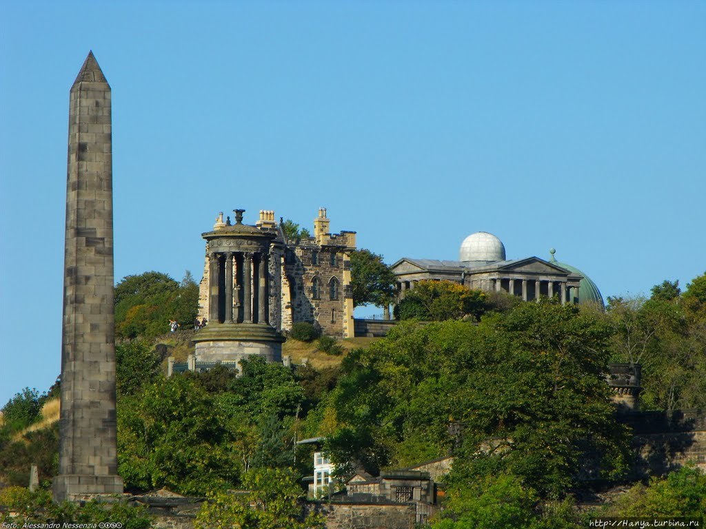 Calton Hill в Эдинбурге. Фото из интернета Эдинбург, Великобритания