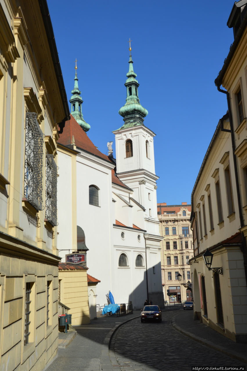 улицами старого города Брно, Чехия