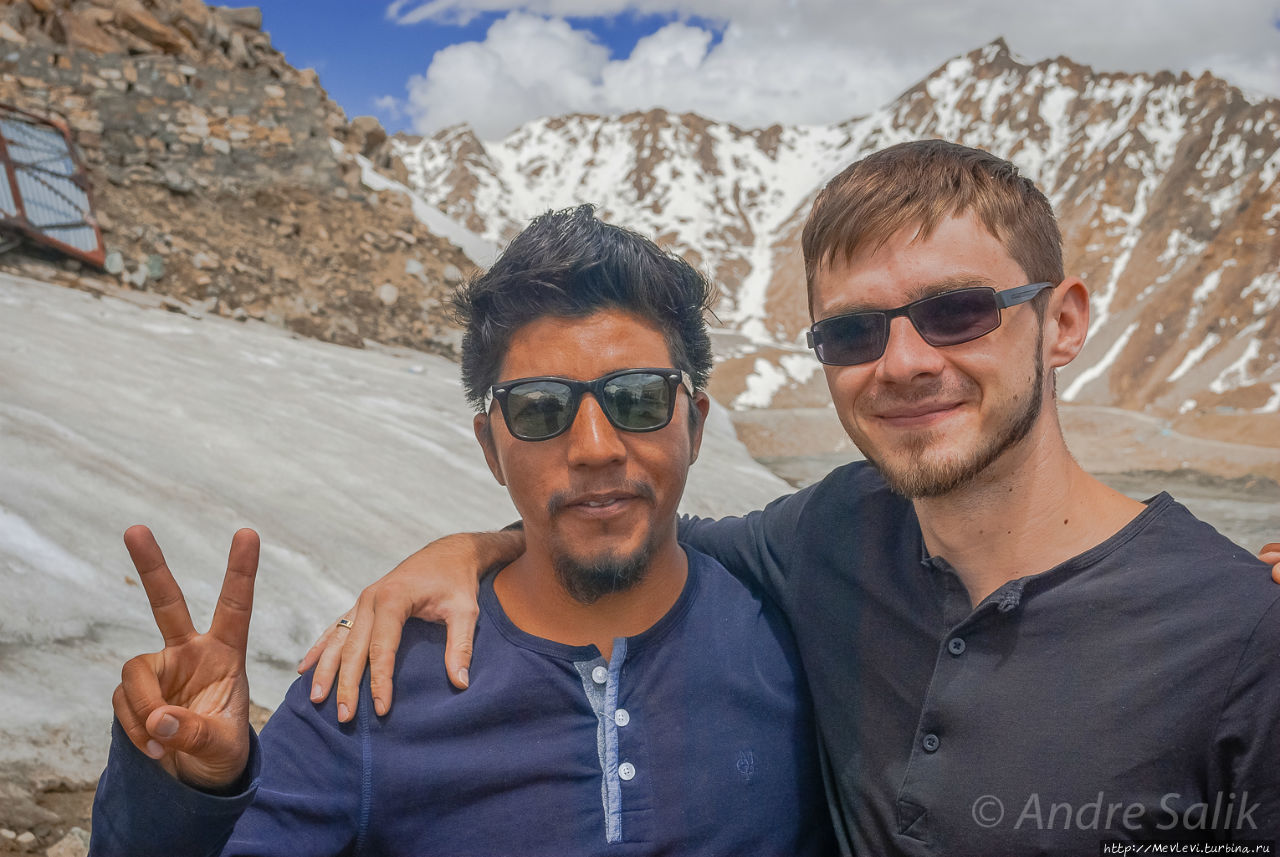 На высокогорном перевале Лех, Индия