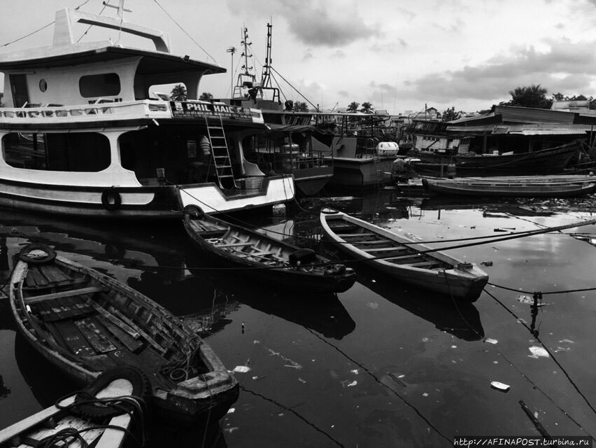 Чёрно-белый Вьетнам Остров Фу Куок, Вьетнам
