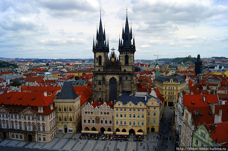 Башня Староместской ратуши Прага, Чехия