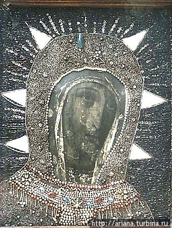 Чудотворная Филермская Икона Богородицы, хранится в Художественном национальном музее Черногории, г.Цетине Цетине, Черногория