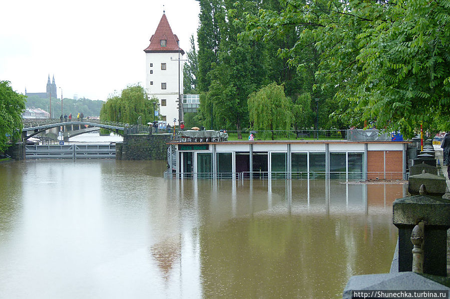 Прага, большая вода Прага, Чехия