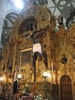 Рспятый Иисус перед Алтарем Прощения в Кафедральном Соборе Мехико
