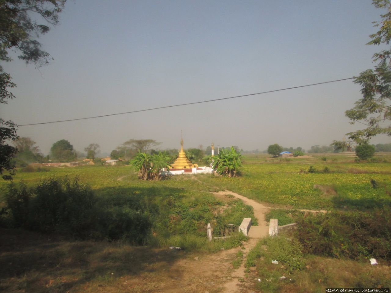 Утро в Патейне и окрестностях Патейн, Мьянма