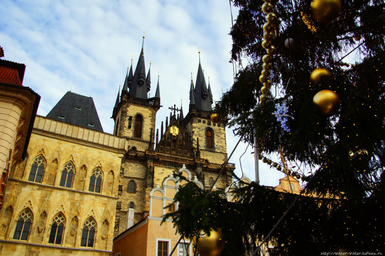 Прага готовится к Рождеству Прага, Чехия