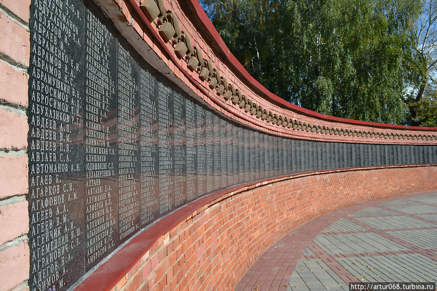 Мемориал воинам, погибшим в годы ВОВ Тамбов, Россия