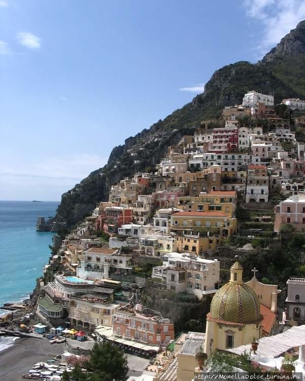 Сиреневый вечер в Positano: июнь 2021 Позитано, Италия