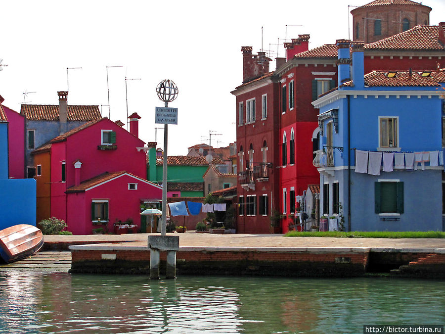 Остров Бурано Венеция, Италия