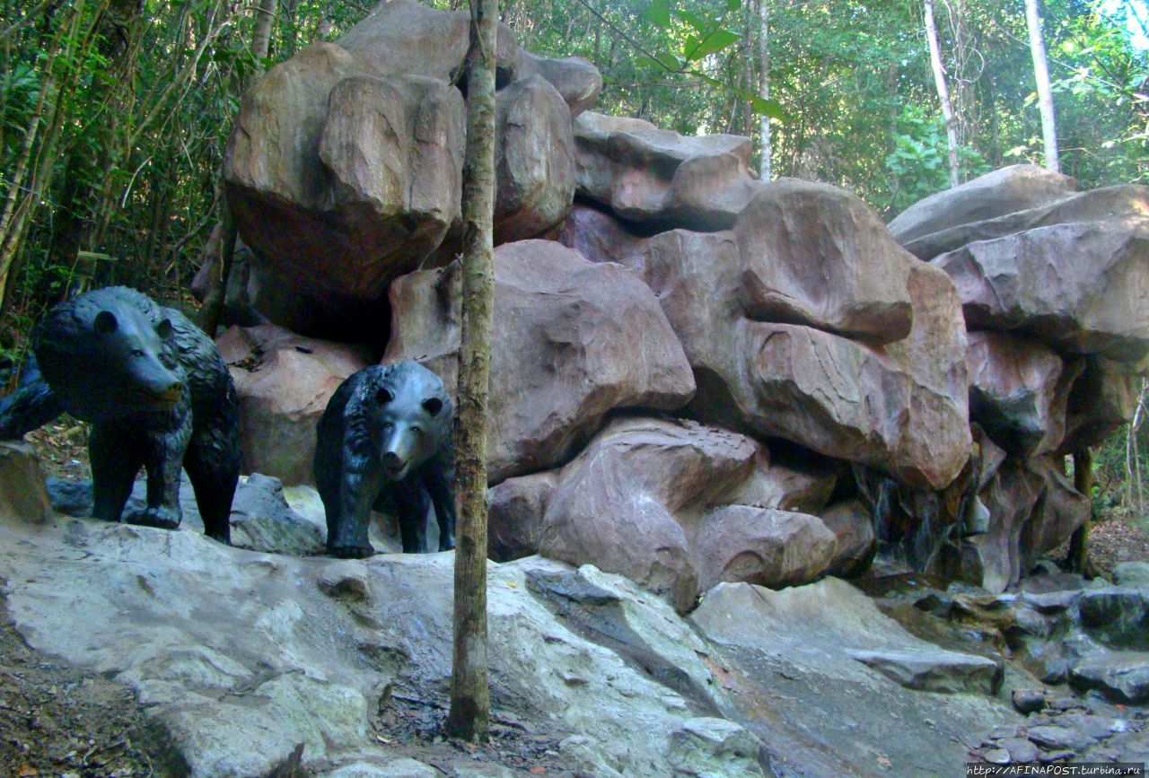 Экологический парк Suoi Tranh Waterfall Остров Фу Куок, Вьетнам