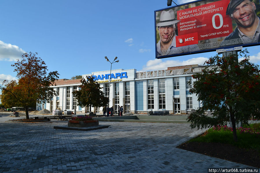 Место, где должен был быть установлен памятник Ф.Ф. Ушакову Тамбов, Россия