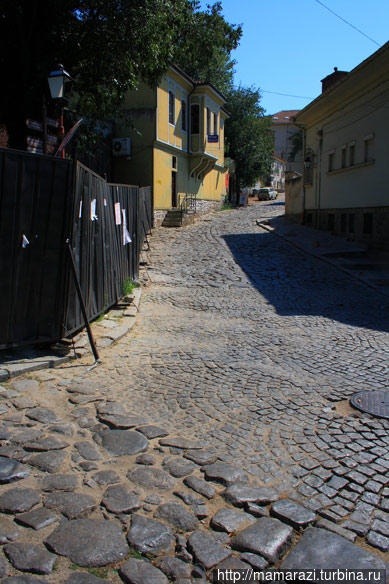 улочка Пловдива Рильский монастырь, Болгария
