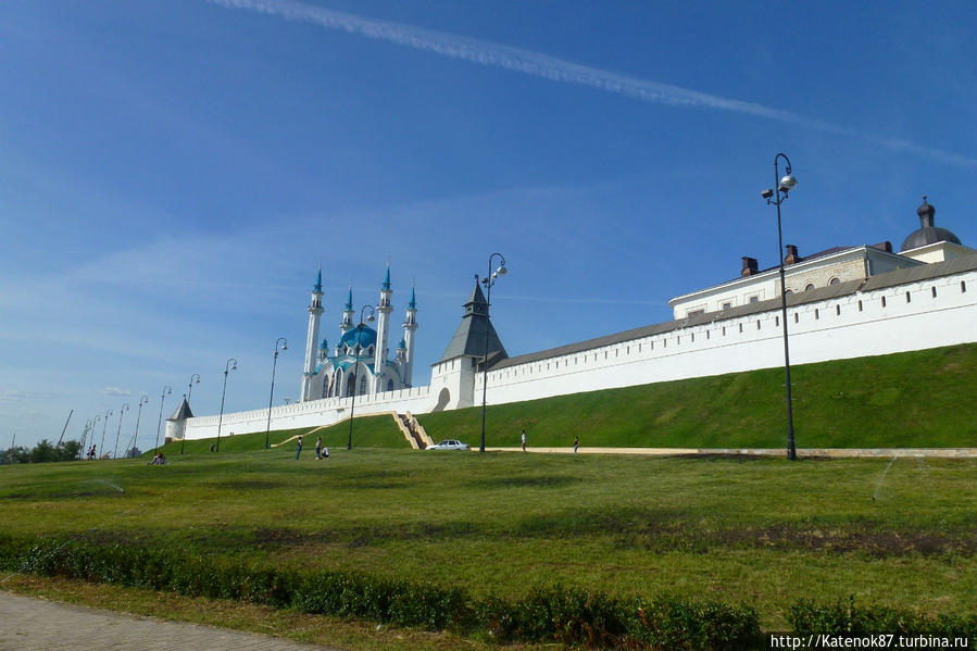 Кремль, где гармонично соседствуют две религии Казань, Россия