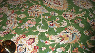 Самй большой ковёр в мире. Любимый зелёный цвет шейха Заеда