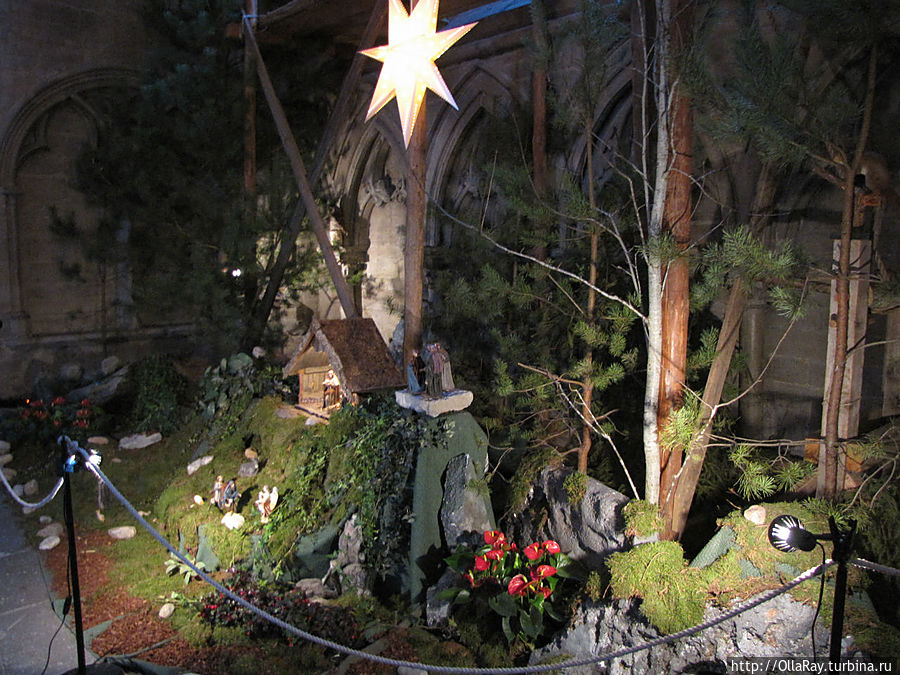 Рождественский вертеп в кафедральном соборе. Линчёпинг, Швеция