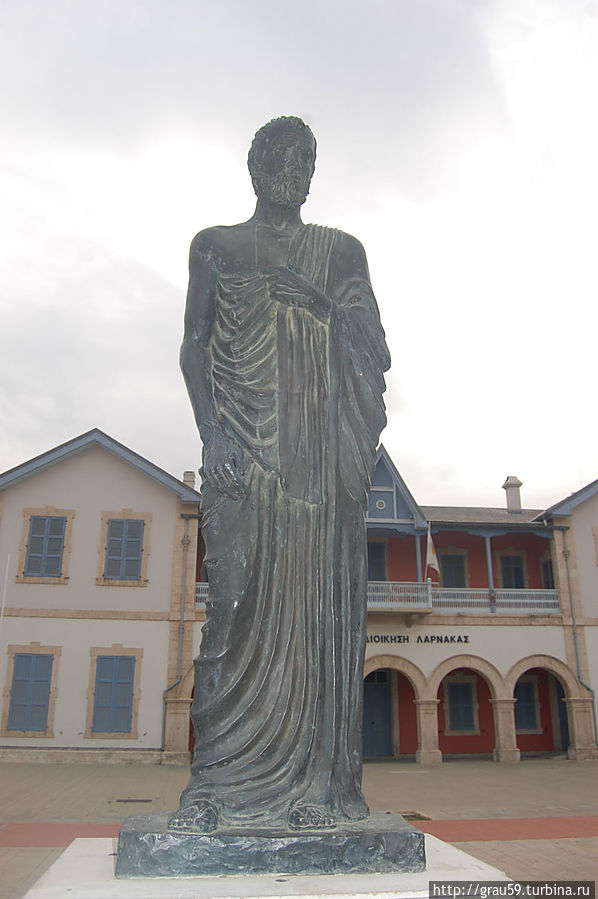 Статуя Зенона из Китиона Ларнака, Кипр