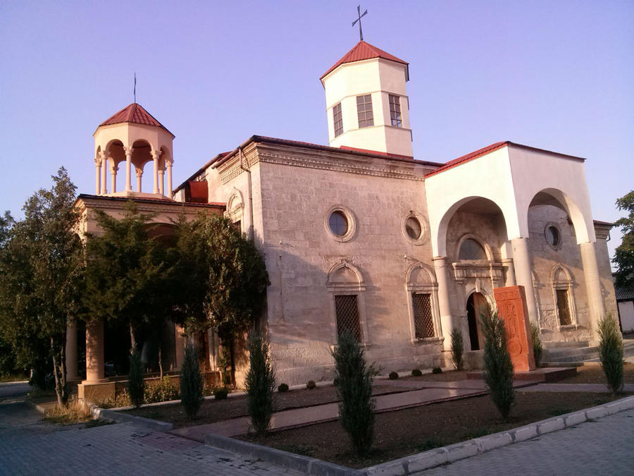 Западный Крым.Евпатория.Армянская церковь.Мечеть ТахталыДжам Евпатория, Россия
