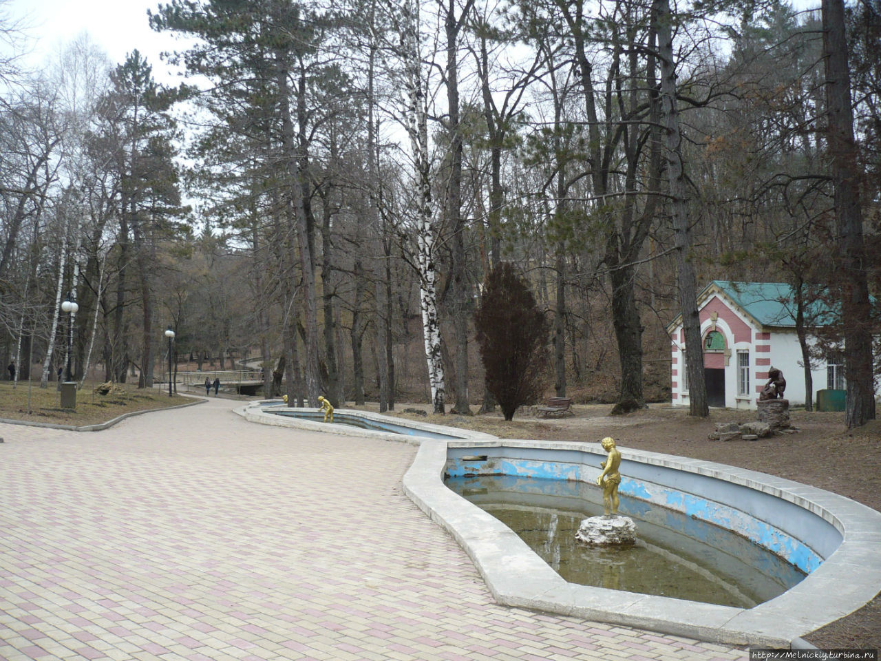 Прогулка по Курортному парку Кисловодск, Россия