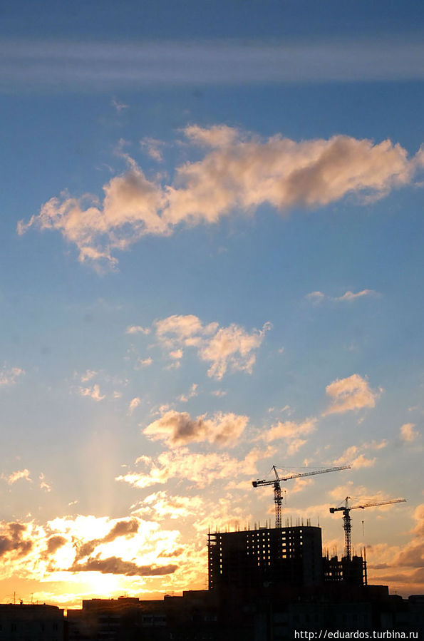 И два мощных заката... Красноярский край, Россия