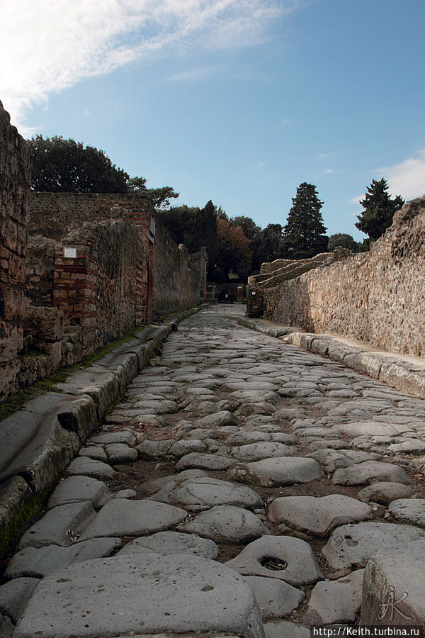 Прогулка по Помпеям Помпеи, Италия