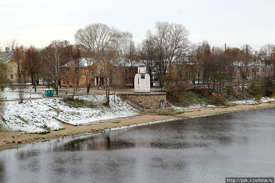 Псков в первом снегу Псков, Россия