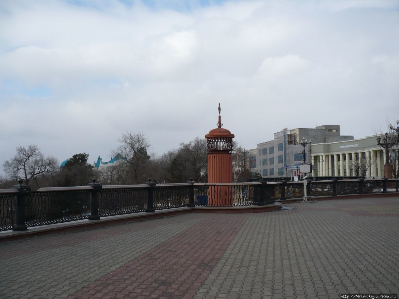 Смотровая площадка на Комсомольской площади Хабаровск, Россия