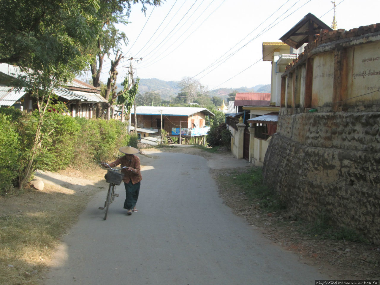 Прогулка в северную часть города Сипо, Мьянма